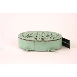 Table Clocks 3R Studios Lily 6.25 In. H X 6.5 In. W Aqua Table Clock -Globe Sales 3r studios table clocks da0797 4f 1000