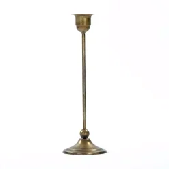 Candle Holders Zentique Upturned Bell Antique Gold Large Candle Holder -Globe Sales antique gold zentique candle holders eac132374 c3 1000