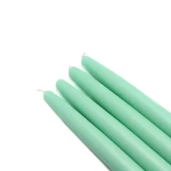 Zest Candle 6 In. Aqua Taper Candles (12-Set)