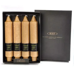 ROOT CANDLES 7 In. Timberline Collenette Beeswax Dinner Candle (Box Of 4)
