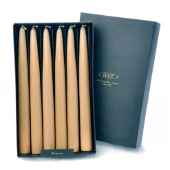 ROOT CANDLES 9 In. Dipped Taper Beeswax Dinner Candle (Box Of 12) -Globe Sales beeswax root candles candles 7925 76 1000