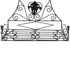 Table Clocks Benjara Epoch Black Metal Outdoor Clock 11 Table Clocks Benjara Epoch Black Metal Outdoor Clock -Globe Sales black benjara table clocks 35422 1f 1000