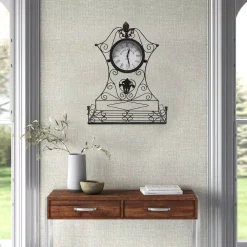 Table Clocks Benjara Epoch Black Metal Outdoor Clock 13 Table Clocks Benjara Epoch Black Metal Outdoor Clock -Globe Sales black benjara table clocks 35422 31 1000