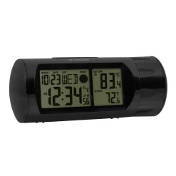 Table Clocks La Crosse Technology WWVB Round LCD Projection Alarm Clock With Out Temperature 12 Table Clocks La Crosse Technology WWVB Round LCD Projection Alarm Clock With Out Temperature -Globe Sales black la crosse technology table clocks 616 143 1f 1000