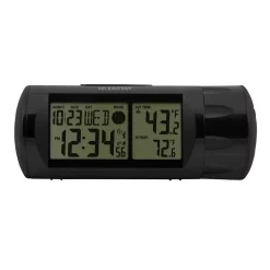 Table Clocks La Crosse Technology WWVB Round LCD Projection Alarm Clock With Out Temperature 10 Table Clocks La Crosse Technology WWVB Round LCD Projection Alarm Clock With Out Temperature -Globe Sales black la crosse technology table clocks 616 143 c3 1000