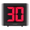 Table Clocks La Crosse Technology LED Countdown/Up Digital Timer With 12 Ft. Power Cord 2 Table Clocks La Crosse Technology LED Countdown/Up Digital Timer With 12 Ft. Power Cord -Globe Sales black la crosse technology table clocks 919 1614 64 1000