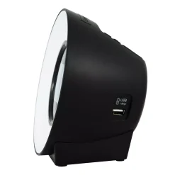 Table Clocks La Crosse Technology Color Mood Light Desk Clock With 5-Soothing Nature Sounds And USB Port -Globe Sales black la crosse technology table clocks c83117 int e1 1000