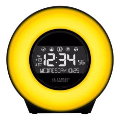 Table Clocks La Crosse Technology Color Mood Light Alarm Clock With Nature Sounds