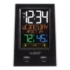 Table Clocks La Crosse Technology Desktop Dual USB Charging Clock With Alarm And Nap Timer