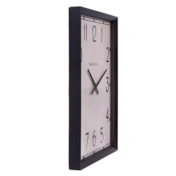 Wall Clocks Pinnacle Modern Square Black Wall Clock -Globe Sales black pinnacle wall clocks 1503 6106low 4f 1000