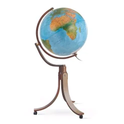 Globes Waypoint Geographic Emily 20 In. Illuminated Floor Standing Globe In Blue