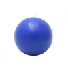 Zest Candle 4 In. Blue Ball Candles (2-Box) -Globe Sales blue zest candle candles cbz 031 64 1000