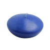 Zest Candle 4 In. Blue Floating Candles (3-Box) -Globe Sales blue zest candle candles cfz 090 64 1000