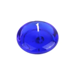 Zest Candle 3 In. Clear Blue Gel Floating Candles (6-Box)