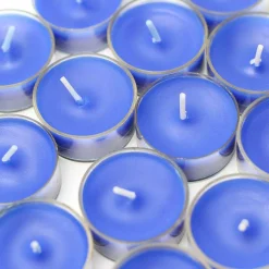 Zest Candle 1.5 In. Blue Tealight Candles (50-Pack) 5 Zest Candle 1.5 In. Blue Tealight Candles (50-Pack) -Globe Sales blue zest candle candles ctz 014 c3 1000