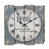 Wall Clocks Stonebriar Collection Worn Blue Roman Numeral Wall Clock -Globe Sales blues stonebriar collection wall clocks sb 6158a 64 1000