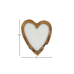 Candles LITTON LANE Large Heart-Shaped Unscented White Wax Candle -Globe Sales brown litton lane candles 38968 44 1000