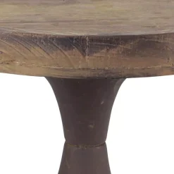Candle Holders Stonebriar Collection 9 In. H Rustic Wooden Pedestal Tray -Globe Sales brown tan stonebriar collection candle holders sb 4477a c3 1000
