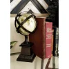 Globes LITTON LANE Nautical Decorative Globe With Axis-Banded Frame Sphere -Globe Sales browns tans litton lane globes 28343 64 1000