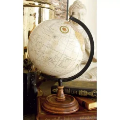 Globes LITTON LANE Nautical Decorative Sepia Globe -Globe Sales browns tans litton lane globes 38115 31 1000