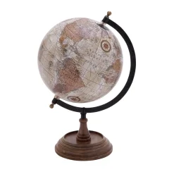 Globes LITTON LANE Nautical Decorative Sepia Globe -Globe Sales browns tans litton lane globes 38115 c3 1000
