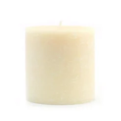ROOT CANDLES 3 In. X 3 In. Timberline Buttercream Pillar Candle -Globe Sales buttercream root candles candles 333296 76 1000