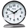 Table Clocks Equity By La Crosse 5.50 In. Round Wind-Up Loud Bell Chrome Alarm Clock -Globe Sales chrome equity by la crosse table clocks 24014 64 1000