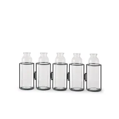 Vases DANYA B Snake 8 In. Hinged 5-Bottle Vase -Globe Sales clear danya b vases sh249 4f 1000