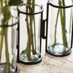 Vases DANYA B Snake 8 In. Hinged 5-Bottle Vase -Globe Sales clear danya b vases sh249 fa 1000