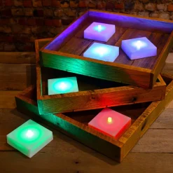 Flameless Candles LUMABASE Color Changing LED Lights With Timer (Set Of 6) -Globe Sales color changing lumabase flameless candles 69406 c3 1000