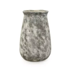 Vases Zentique Terracotta Distressed Grey Small Decorative Vase