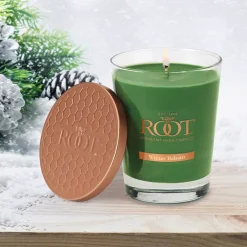 ROOT CANDLES Veriglass Winter Balsam Scented Filled Jar Candle -Globe Sales forest root candles candles 8870171 4f 1000