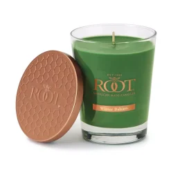 ROOT CANDLES Veriglass Winter Balsam Scented Filled Jar Candle -Globe Sales forest root candles candles 8870171 c3 1000