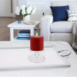 ROOT CANDLES 3 In. X 3 In. Timberline Garnet Pillar Candle