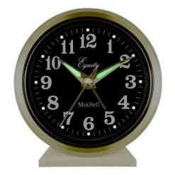 Table Clocks Equity By La Crosse 4 In. Round Analog Wind-Up Bell Metal Alarm Clock 14 Table Clocks Equity By La Crosse 4 In. Round Analog Wind-Up Bell Metal Alarm Clock -Globe Sales gold equity by la crosse table clocks 12020 1f 1000
