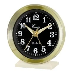 Table Clocks Equity By La Crosse 4 In. Round Analog Wind-Up Bell Metal Alarm Clock 12 Table Clocks Equity By La Crosse 4 In. Round Analog Wind-Up Bell Metal Alarm Clock -Globe Sales gold equity by la crosse table clocks 12020 c3 1000