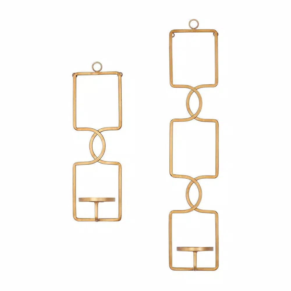 Candle Holders Home Decorators Collection Gold Metal Wall Sconce Candle Holder (Set Of 2) 3 Candle Holders Home Decorators Collection Gold Metal Wall Sconce Candle Holder (Set Of 2)