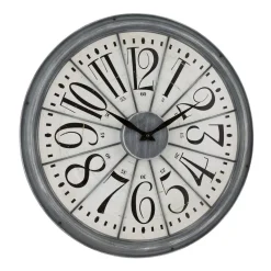 Wall Clocks La Crosse Technology 20-Inch Alice Quartz Analog Wall Clock -Globe Sales gray la crosse technology wall clocks 404 3950 4f 1000