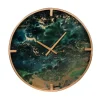 Wall Clocks A & B Home Green Organic Elements Modern Chic Wall Clock -Globe Sales green a b home wall clocks 43977 gree ds 64 1000