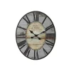 Wall Clocks 3R Studios Distressed Grey Wood Wall Clock 2 Wall Clocks 3R Studios Distressed Grey Wood Wall Clock -Globe Sales grey 3r studios wall clocks df0043 64 1000