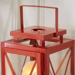 Candle Holders Home Decorators Collection Home Decorators Collection Chili Red Metal Candle Hanging Or Tabletop Lantern (Set Of 2) -Globe Sales home decorators collection candle holders dc11 14438ab 1d 1000