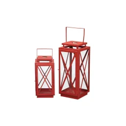 Candle Holders Home Decorators Collection Home Decorators Collection Chili Red Metal Candle Hanging Or Tabletop Lantern (Set Of 2) -Globe Sales home decorators collection candle holders dc11 14438ab 66 1000