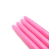 Zest Candle 6 In. Hot Pink Taper Candles (12-Set)
