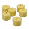 Light In The Dark Ivory Unscented Tealight Candles With Clear Cups (Set Of 36)