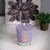 ROOT CANDLES Veriglass English Lavender Scented Filled Jar Candle -Globe Sales lavender root candles candles 887059 64 1000