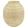Vases LITTON LANE Large Decorative Handwoven Natural Beige Bamboo Vase -Globe Sales light brown litton lane vases 35985 64 1000