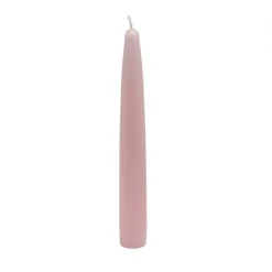 Zest Candle 6 In. Light Rose Taper Candles (12-Set)