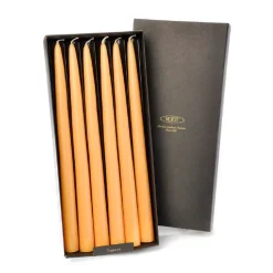 ROOT CANDLES 12 In. Dipped Taper Mandarin Dinner Candle (Box Of 12) -Globe Sales mandarin root candles candles 7241 76 1000