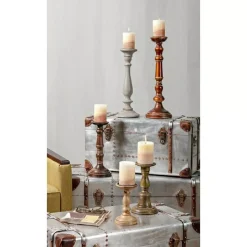 IMAX Rozzi Candle Holders (Set Of 5) -Globe Sales multi colored imax candle holders 73343 5 c3 1000