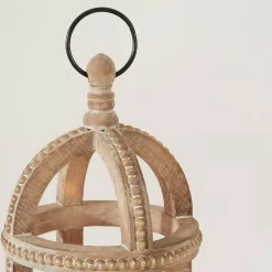 Candle Holders Home Decorators Collection Home Decorators Collection Antiqued Wood Candle Hanging Or Tabletop Lantern With Beaded Trim (Set Of 2) -Globe Sales multi home decorators collection candle holders m180388 1q2xx 1d 1000